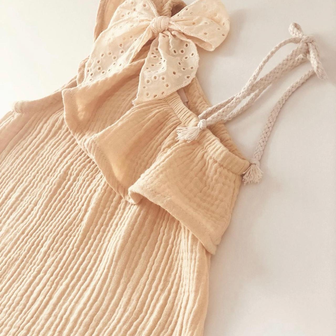 MUSLIN ASYMMETRICAL DRESS