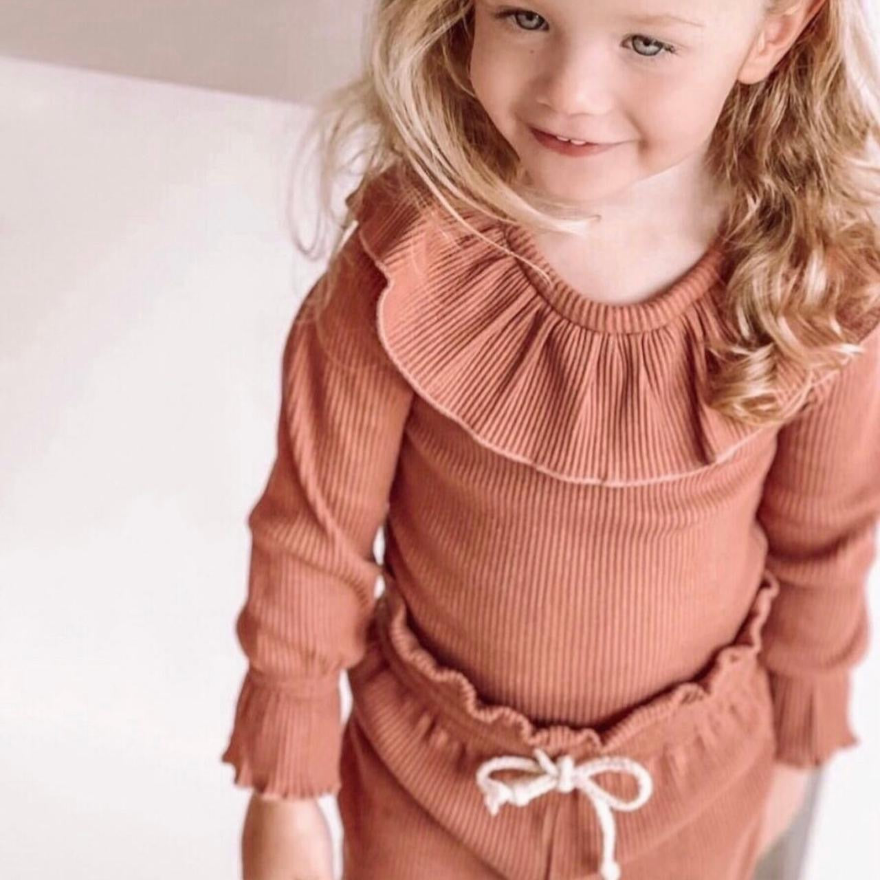 RIB ROUND COLLAR BODY