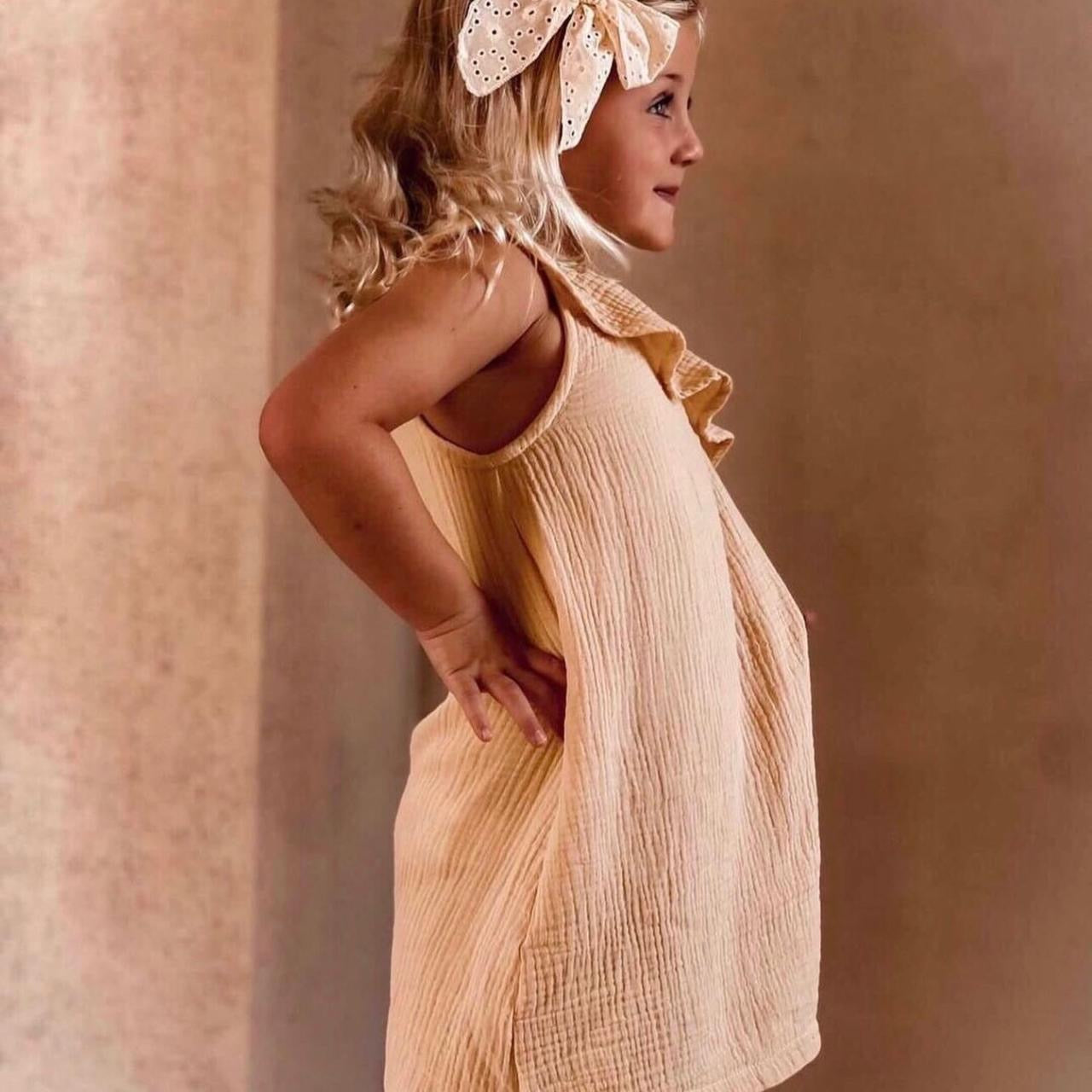 MUSLIN ASYMMETRICAL DRESS