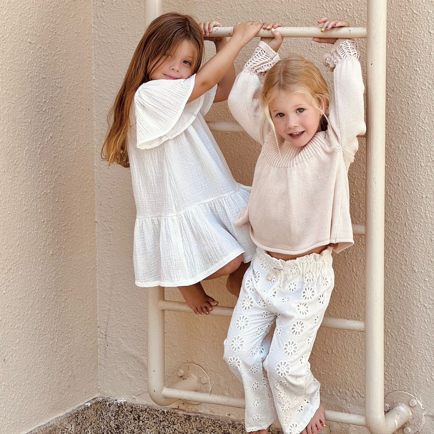 SOFTEST KNITTED PULLOVER WITH CROCHET DETAILS