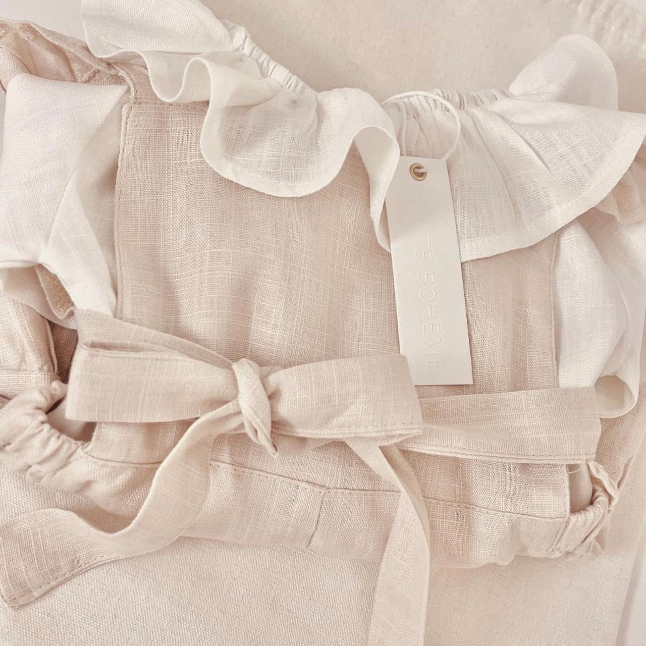 LINEN BLOOMER SET