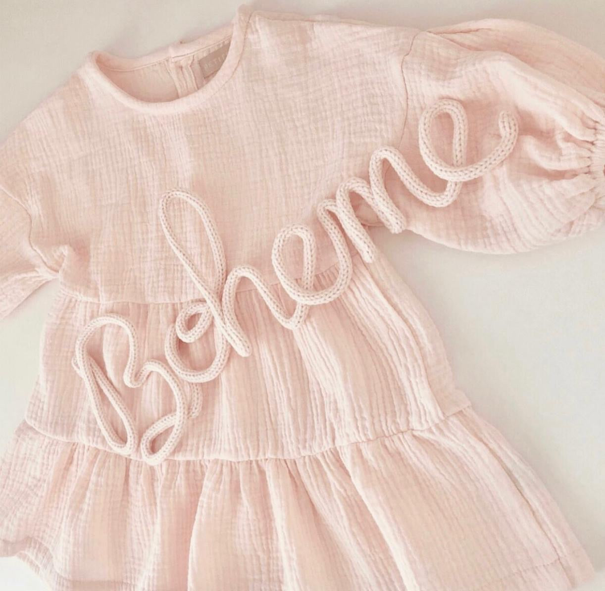 MUSLIN BUBBLE DRESS