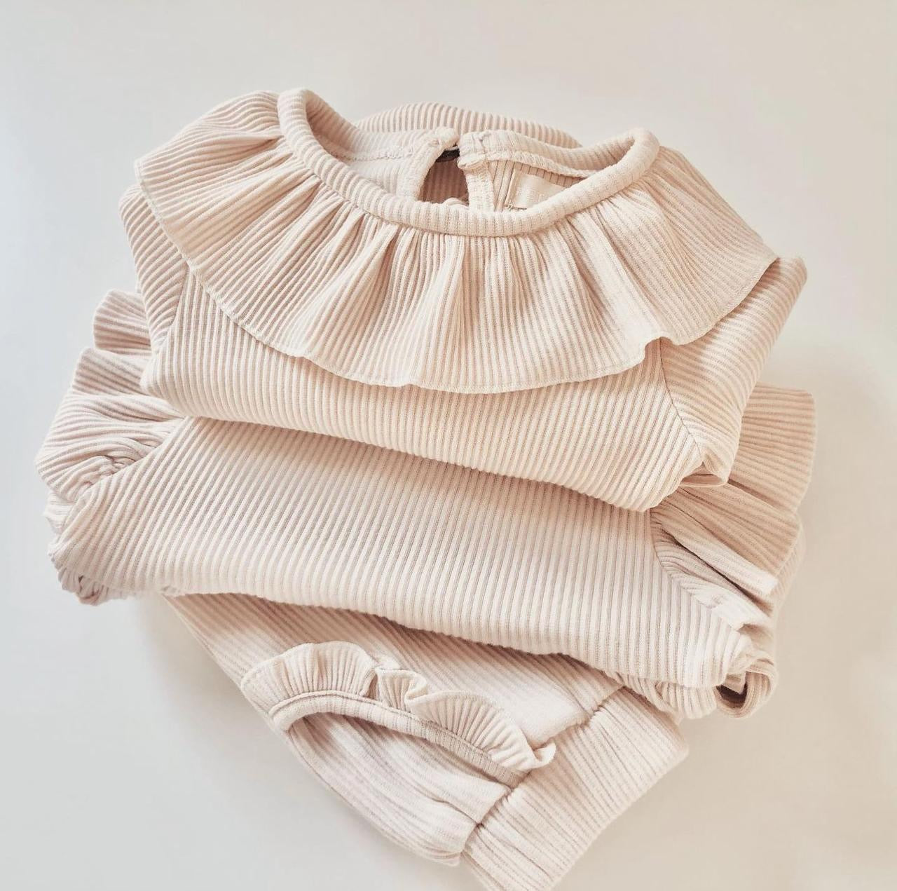 RIB ROUND COLLAR BODY