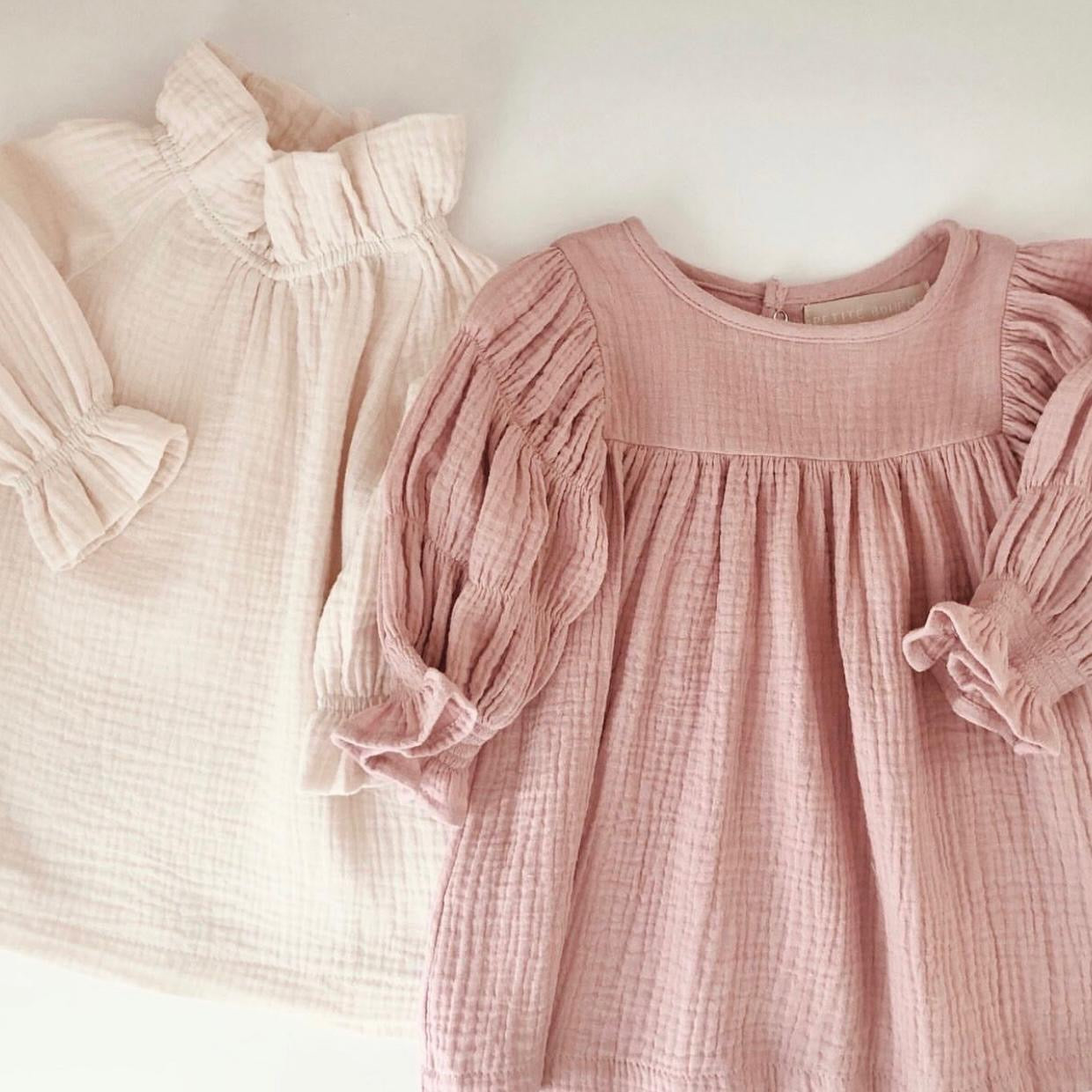MUSLIN PUFF DRESS