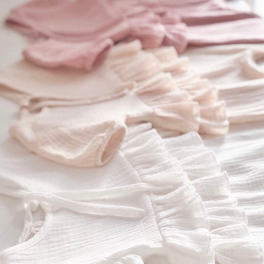 MUSLIN RUFFLE JUMPSUIT